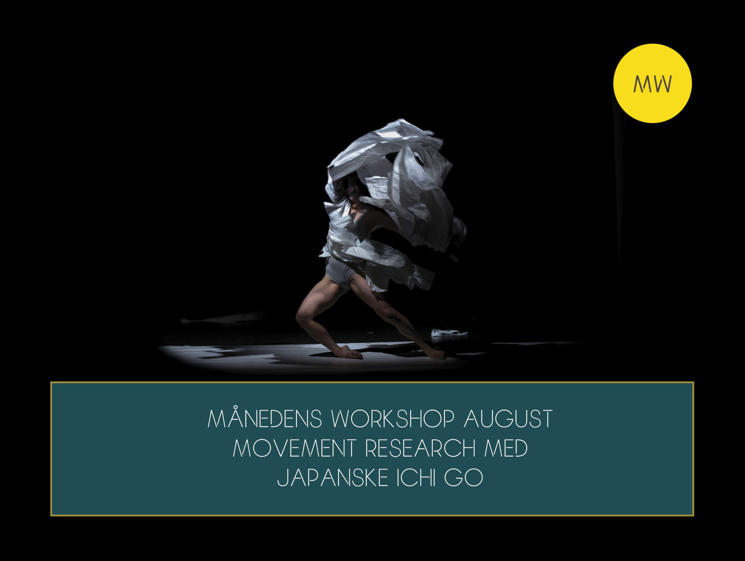 Månedens Workshop movement research august 2022 Ichi Go Dansestudiet Aarhus